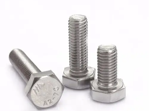 A2-70 304 stainless steel hex bolt for solar mounting